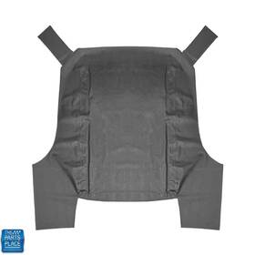 Bp52937n The Parts Place Inc. 62-65 Chevy Ii Nova Vinyl Roof Top Double Seam Black Levant Grain 2 Door Hardtop