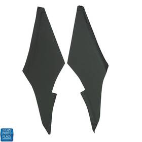 In10244v The Parts Place Inc. 68-69 Chevelle Headliner Ear Muff Sail Panels Boards Assembled Black Basketweave