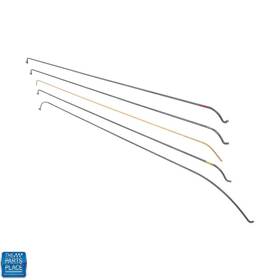 In5584n The Parts Place Inc. 62-64 Chevy Ii Nova Interior Headliner Bow Set 2 Door Sedan 5 Pieces New