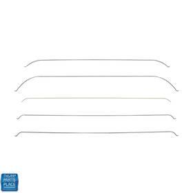 In5586n The Parts Place Inc. 1962-1965 Chevy Ii Nova Interior Headliner Bow Set 2 Door Hardtop 5 Pieces New