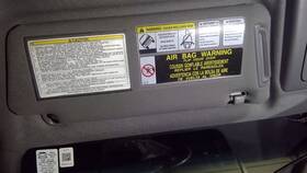 268-11291cl Toyota Driver Sun Visor Crew Cab 4 Door With Sliding Extender Fits 12-15 Tacoma