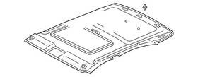 63310-ac142-a0 Toyota Genuine Headliner