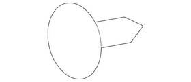 Toyota 90467-05164-c7 Genuine Package Tray Trim Clip