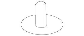 90467-07049-b9 Toyota Genuine Headliner Clip