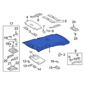 6331002v90c1 Toyota Oe Headliner