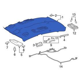 6331007233b0 Toyota Oe For Avalon 2013-2015 Headliner