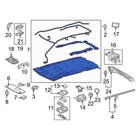 633100a935b0 Toyota Oe For Sienna 2020 Headliner