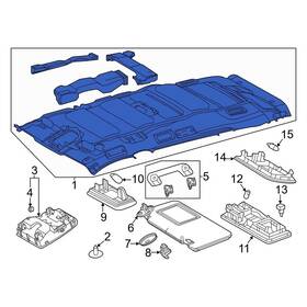 633100e450b0 Toyota Oe For Highlander 2021 Headliner