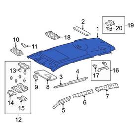633100r030b0 Toyota Oe For Rav4 2006-2012 Headliner