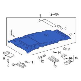 633100r160b0 Toyota Oe For Rav4 2019-2021 Headliner