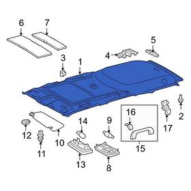6331035170b0 Toyota Oe For 4runner 2014-2019 Headliner