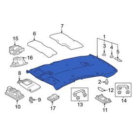 63310aq020c0 Toyota Oe Headliner