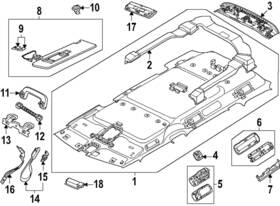 1t3-857-943-b-ts4 Volkswagen Genuine Blind Cover