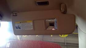 268-12095r Volkswagen Passenger Sun Visor Without Illumination Hatchback Fits 00-10 Beetle 10287694