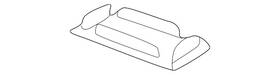 3b0-867-599 Volkswagen Genuine Headliner Reinforcement