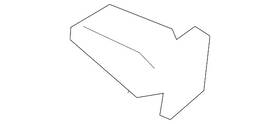 3g0-867-276 Volkswagen Genuine Windshield Pillar Trim Clamp