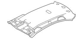 5c6-867-501-am-3y3 Volkswagen Genuine Headliner