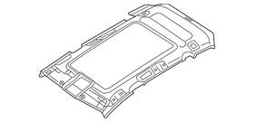 5gm-867-501-aa-za4 Volkswagen Genuine Headliner