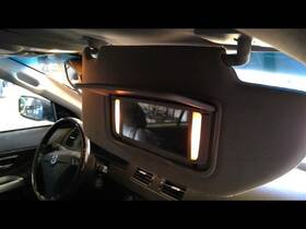 268-10910r Volvo Passenger Right Sun Visor Illuminated Fits 03-06 Xc90 10258520