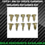 1973-1977 Gm Body Interior Headliner Molding Trim Garnish Clips Buttons Oem. Fixed Price $27.96.