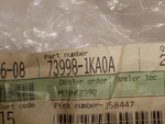 Genuine Nissan 73998-1KA0A Clip Juke. Fixed Price $5.89.