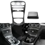 For Mercedes Class W205 Carbon Fiber Style Console Gear Shift Frame Panel Trim. Fixed Price $59.98.