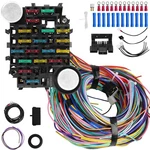 Wiring Harness Kit 21 Circuit Universal Extra Long 17 Fuses Gm Chevy Wire Color. Fixed Price $124.99.