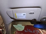 2009 Buick Lacrosse Driver Sun Visor Tan Oem Used W/illumination 268-02013L. Fixed Price $80.70.