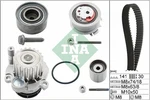 0405 Ina Water Pump + Timing Belt Kit For Audi, Chrysler, Dodge, Jeep. Fixed Price $172.02.