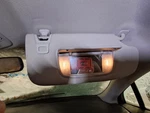2014 Ford Fusion Passenger Sun Visor Gray Illuminated Used Oem 268-01234R. Fixed Price $84.95.