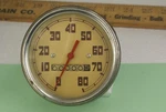 1952 Vintage 0-80 Mph. Mack Truck Mechanical Speedometer Gauge Rebuilt. Fixed Price $200.00.