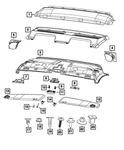 Genuine Mopar Headliner 7EJ37LWRAA. Fixed Price $620.85.