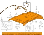 Gm Oem 2019 Cruze Roof Interior Trim-headliner 42650727. Fixed Price $1791.25.