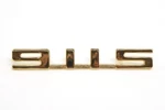 Porsche "911S" Rear Decklid Emblem Gold Finish 90155930851 Genuine. Fixed Price $165.00.