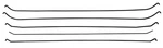 Chevrolet Chevelle Headliner Bows Rods 66-67 5 Pcs. Fixed Price $146.65.