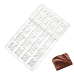 Martellato Classic Chocolate Mold 24-CAVITY MA1620 (white/clear). Fixed Price $33.00.