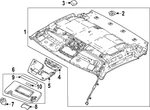 Genuine Nissan Headliner Spacer 73982-5VA0A. Fixed Price $15.49.