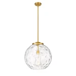 Innovations Ball Athens Water Glass 16" 1-LT Pendant, Gd 221-1S-SG-G1215-16. Fixed Price $323.84.