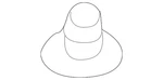 Genuine Mitsubishi Headliner Clip MR796078. Fixed Price $11.13.
