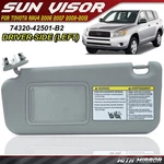 Driver Side Left Gray Sun Visor For 2006-2012 Toyota RAV4 Oe# 74320-42501-B2. Fixed Price $21.79.