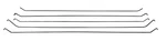 Chevrolet Chevelle Headliner Bows Rods 68-72 5PCS/SET. Fixed Price $153.45.