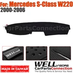 Wellvisors Dash Mat For Mercedes S-class S350 S430 S500 S55 S600 S65 W220 00-06. Fixed Price $56.99.