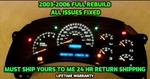 2003-2006 Chevrolet Instrument Cluster Gauge Repair Stepper Motor Service. Fixed Price $69.99.