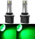 Led 30W 880 H27 Green Two Bulbs Head Light Cornering Turn Replacement Upgrade Oe. Fixed Price $27.00.