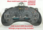 99 - 04 Chevy Blazer S10 Instrument Panel Cluster Speedometer 15063197 Any Miles. Fixed Price $174.99.