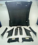 04-10 Bmw E63 M6 Headliner Roof Pillar Trim Sun Visor Black Alcantara Set! Oem. Fixed Price $584.97.