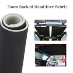 88"X 60" Headliner Fabrics Black Material Cars Upholstery 1/8" Foam Backing Diy. Fixed Price $62.99.