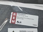 TOR-HLR-017 68/69 Fairlane & Torino Fastback 5 Bow Headliner Crater Black. Fixed Price $150.00.