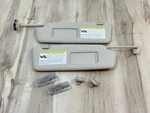 2009-2012 Audi Q5 Oem Sun Visor Set With Clips & Lights *cardamom Beige*. Fixed Price $99.95.