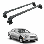 For Mercedes S-class W221 2005-2013 Roof Rack Cross Bars Fix Point Black. Fixed Price $228.00.